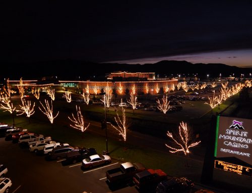 Spirit Mountain Casino Holiday Lighting