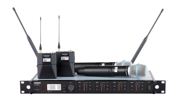 Shure ULX-D 4 Channel Wireless Microphone Kit